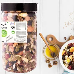 Trail Mix (Mix of Dried Berries, Roasted Seeds and Dry Fruits) - 450gm