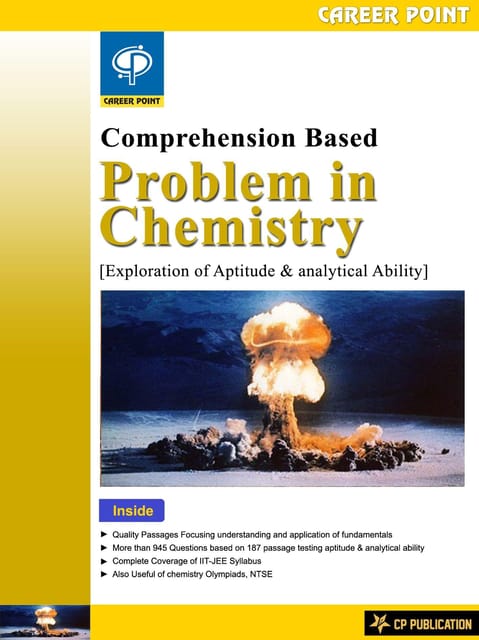 Comprehension Based Problem in Chemistry for IIT-JEE