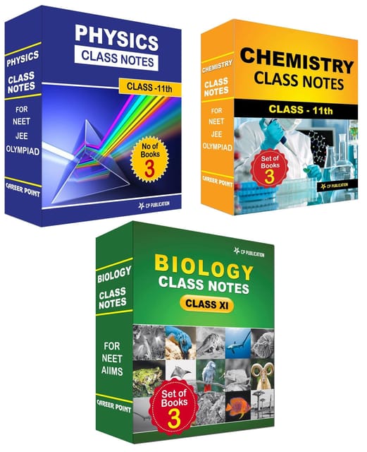 Class Notes For 11th PCB (Set of 8 Volumes) For NEET/AIIMS/Olympiad