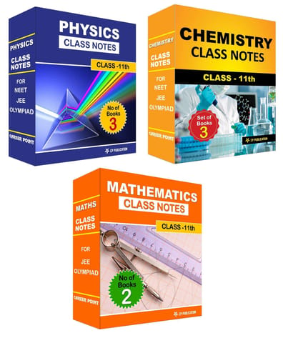 Class Notes 11th PCM (Set of 8 Volumes) For JEE/Olympiad