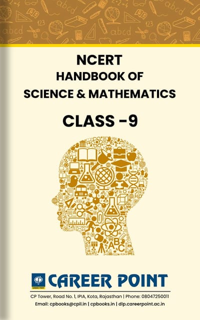Class 9 -NCERT Handbook of Science & Mathematics Formulae Book