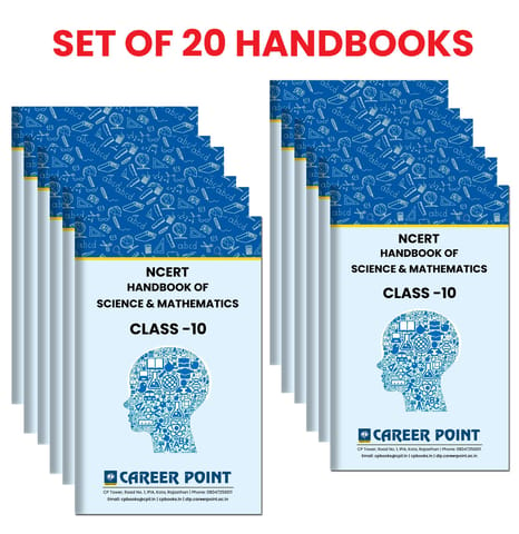 Class 10 -NCERT Formulae Handbook- Science & Mathematics (Set of 20 Books) Exclusive for Schools, Coachings, Libraries