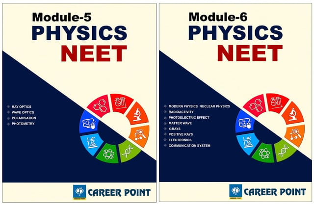 Optics & Modern Physics for NEET (set of 2 books) By Career Point Kota