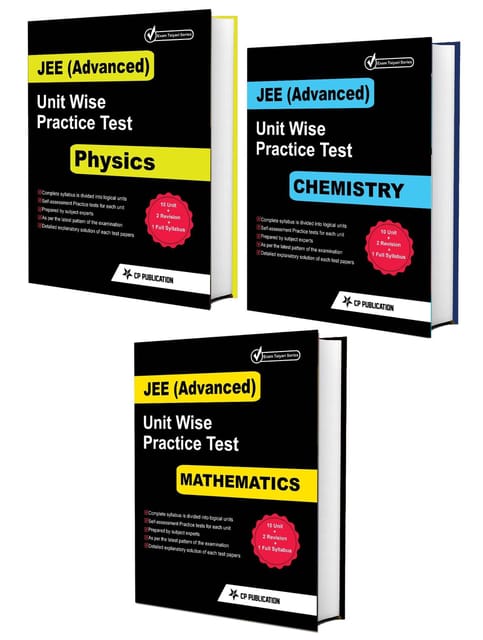 JEE Advanced PCM (Physics, Chemistry, Mathematics) - Unit wise Practice Test Papers