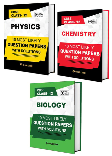CBSE Class 12th PCB (Physics, Chemistry, Biology) - 10 Most Likely Question Papers with Solutions By Career Point Kota