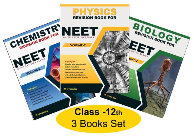 PCB NEET Revision Books (Set of 3 Books) For Class 12th