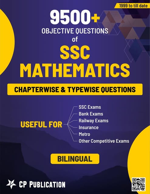 SSC Mathematics 1999-2020 Typewise Questions 9500+ Objective Questions - [Bilingual] By Career Point Kota