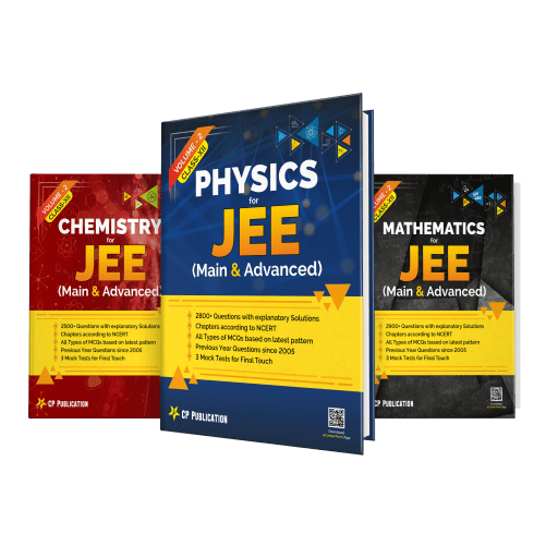 Class-12- IIT JEE Main & Advanced Objective Physics, Chemistry & Mathematics (PCM) Books (Set of 3 Vol) with Mock Test By Career Point Kota