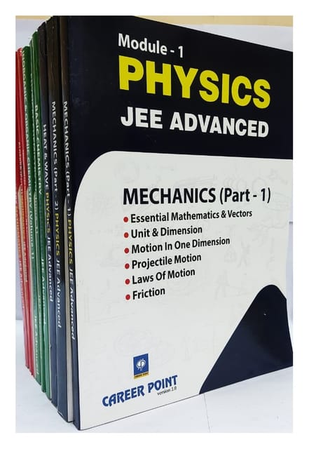 Complete Study Material -IIT JEE (Main + Advanced)- Class 11th PCM (English) Year 2022- Career Point Kota