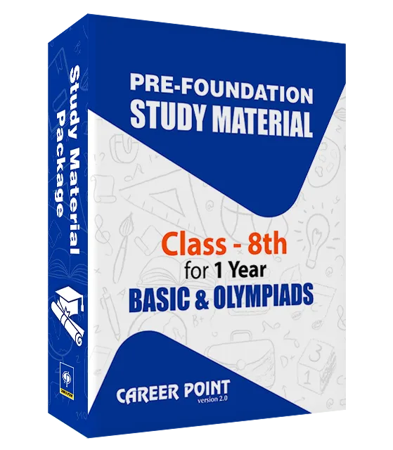 Study Material Package for Class 8th + Olympiad & Foundation