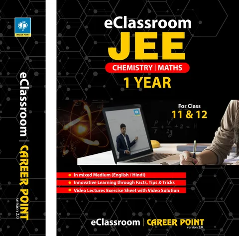 Chemistry & Mathematics Video Lectures (11th+12th) with Online Test Series | JEE  | Validity 1 Yr | Medium : Mixed Language