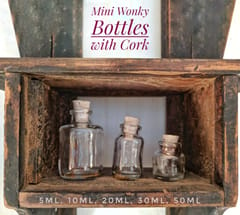 Mini Wonky Bottle with Cork