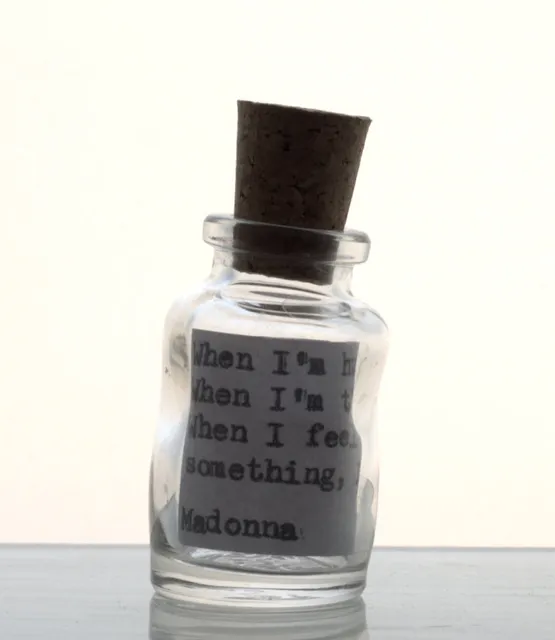 Mini Wonky Message in Bottle - MUSIC
