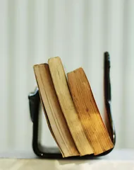 UPCYCLED GLASS BOOK HAND