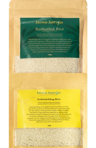 Gobindobhog & Radhatilak Rice from Sundarban (800g)