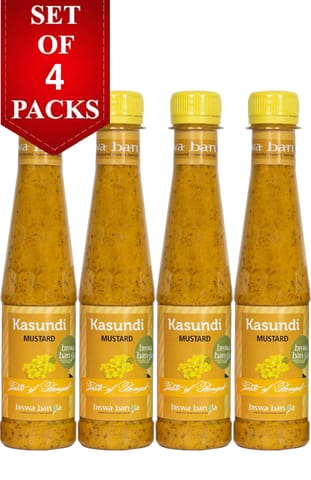 800g Kasundi (Mustard Sauce) - Set of 4 Packs (200g each)