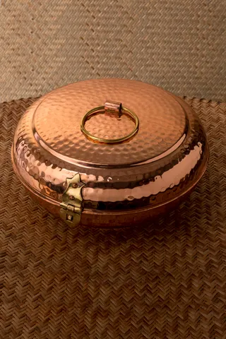 Copper Chapati Box