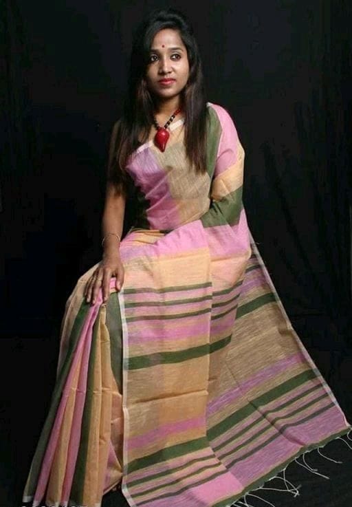 Pretty Cotton Silk Saree