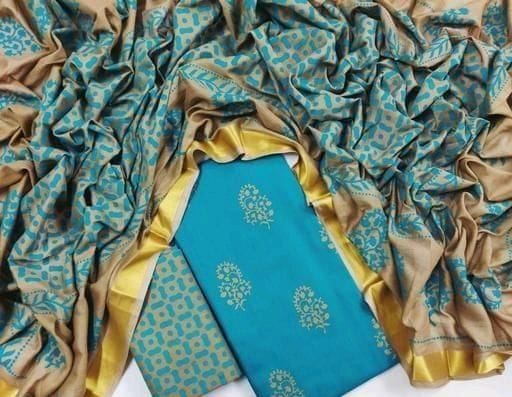 Stylish Cotton Salwar Suit Dress Material