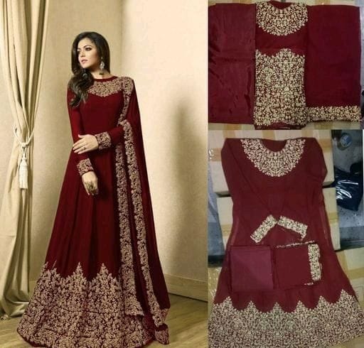 Stylish Georgette Salwar Suit Dress Material