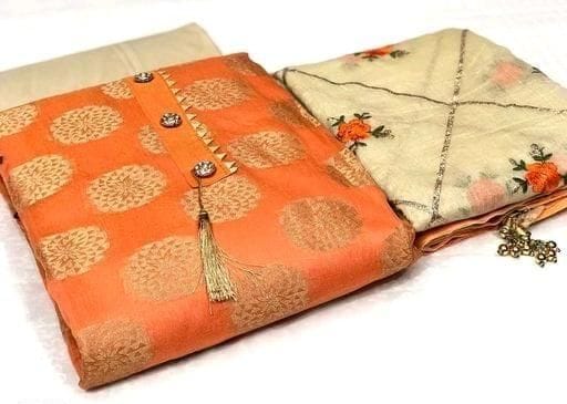 Designer Modal Silk Salwar Suit Dress Material