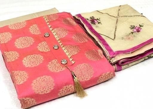 Designer Modal Silk Salwar Suit Dress Material
