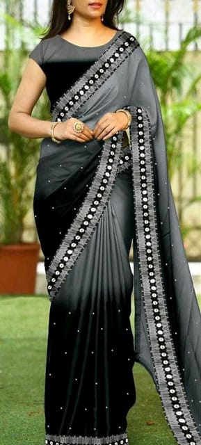fancy georgette saree