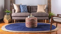Oval-shaped Jute Rugs Available at Jute Rugs Online Stores, Buy Jute Area Rugs, Beautifully Braided Jute Rugs, Cotton Carpet in Custom Sizes.