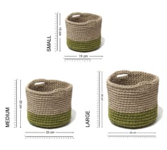 Natural & Camouflage crochet plant pot holder from Habere India/ Designer indoor plant pots which is multi-functional/ stylish crochet indoor planters online