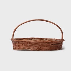Wicker decorative tray/storage baskets trays/office table paper tray which can be also used as a vegetables tray/ Use this natural Straw/dry grass/Seagrass/Kouna Grass small tray online as gift hamper basket/ wardrobe basket