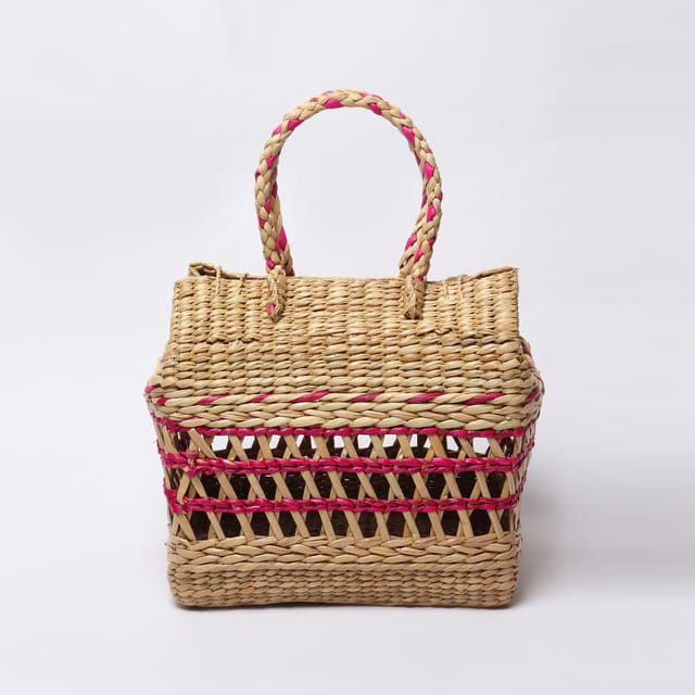 HabereIndia - Baby-care bag/hand-woven bag/toiletries bag/picnic bag