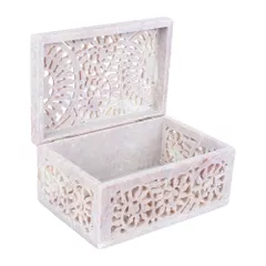 Handmade marble jewellery box/jail work jewellery box/antique jewellery box