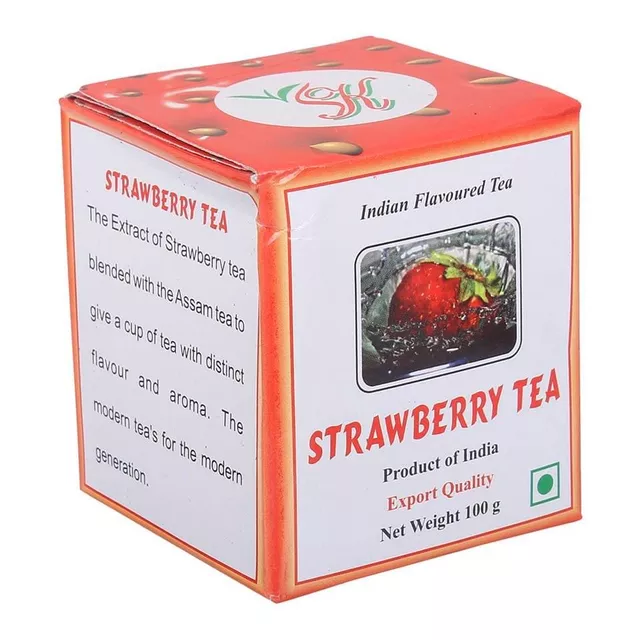 Sweet strawberry tea/ refreshing tea/bed tea/healthy tea/Indian tea (100g)