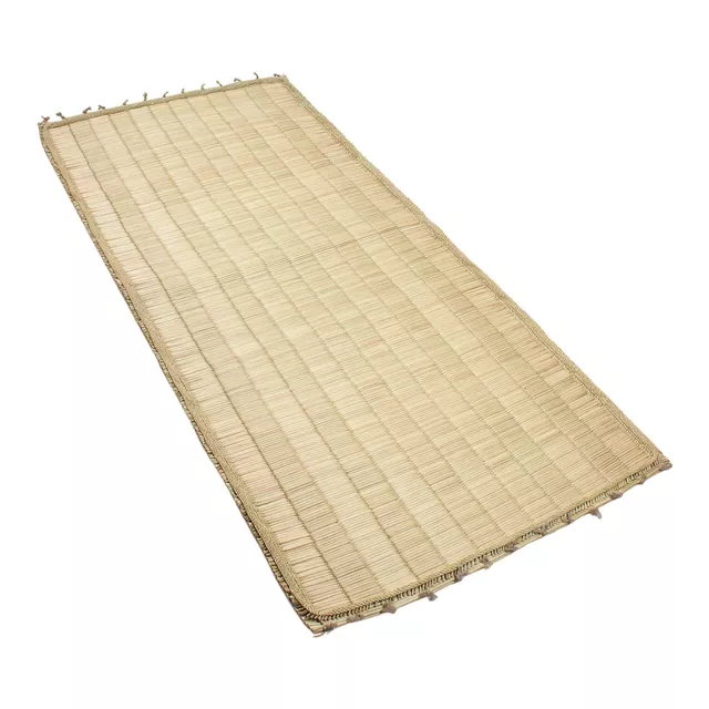 HabereIndia - Hand-woven mat/ dry grass mat/yoga mat/picnic mat: