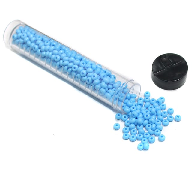 Preciosa Seed Beads Opaque Sky Blue 63020 (6`0)