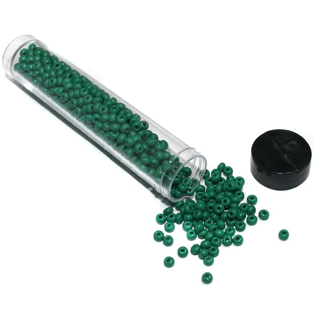 Preciosa Seed Beads Opaque Dark Green 53240 (6`0)