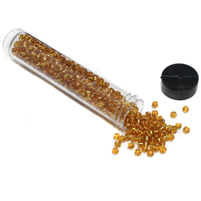 Preciosa Seed Beads Silver Line Golden 17050 (6`0)