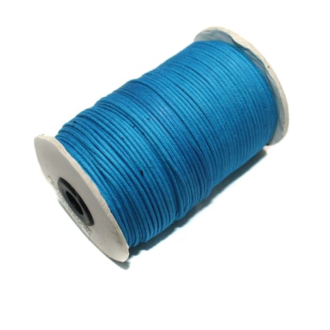 100 Mtrs. Jewellery Making Cotton Cord Blue 2mm