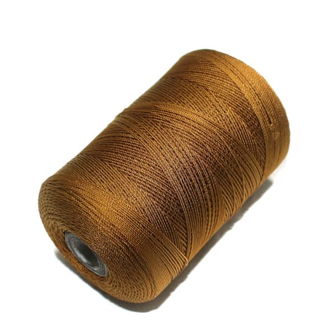5000 Mtr Satin Cotton Thread 0.40mm Brown