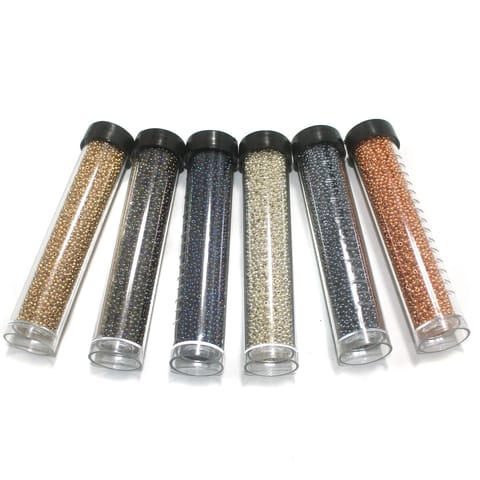 6 Colors Preciosa Seed Beads Combo MultiColor 11`0
