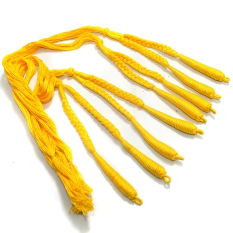 4 Pcs Yellow Braided Thread Dori