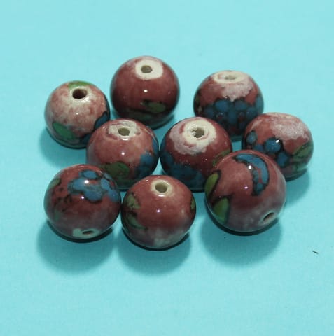 36 Pcs Ceramic Beads Assorted 16x18 mm