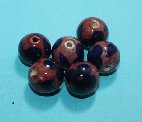 20 Pcs Ceramic Round Beads 19mm