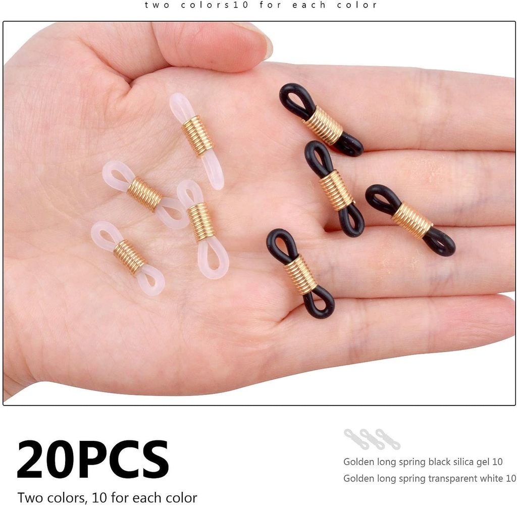 10 Pcs. Eyeglass Chain Rubber Ends