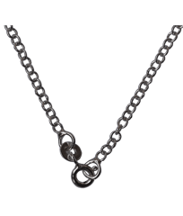 92.5 Sterling Silver Round Link Chain - 45 cms