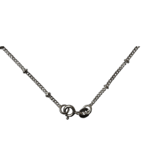 92.5 Sterling Silver Disco Chain - 45 cms