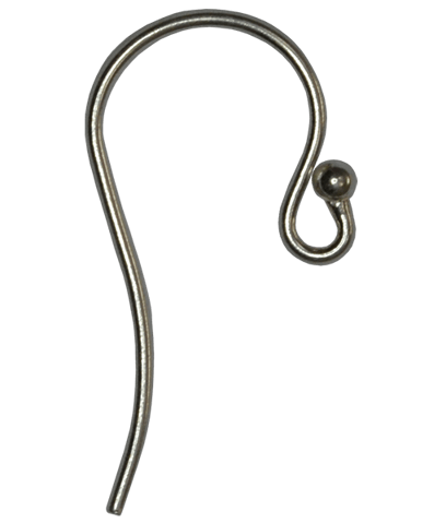 92.5 Sterling Silver 0.6mm Wire Shepherd Ear wire