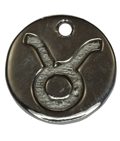 92.5 Sterling Silver TAURUS Charm