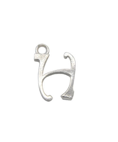 Sterling Silver Alphabet Charm ‘H”