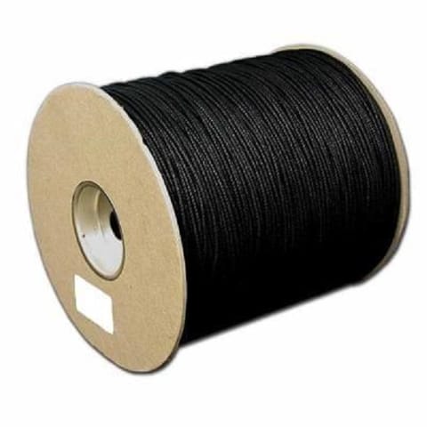 100 Mtrs, 1.5mm Cotton Cord Black